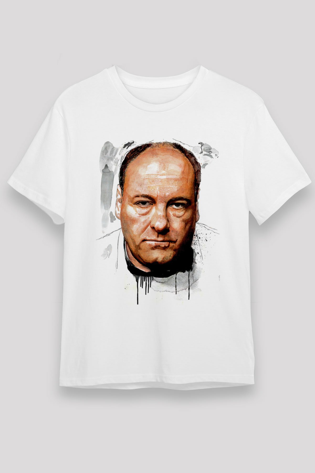 Sopranos Unisex Baskılı Beyaz Tişört - Tshirt
