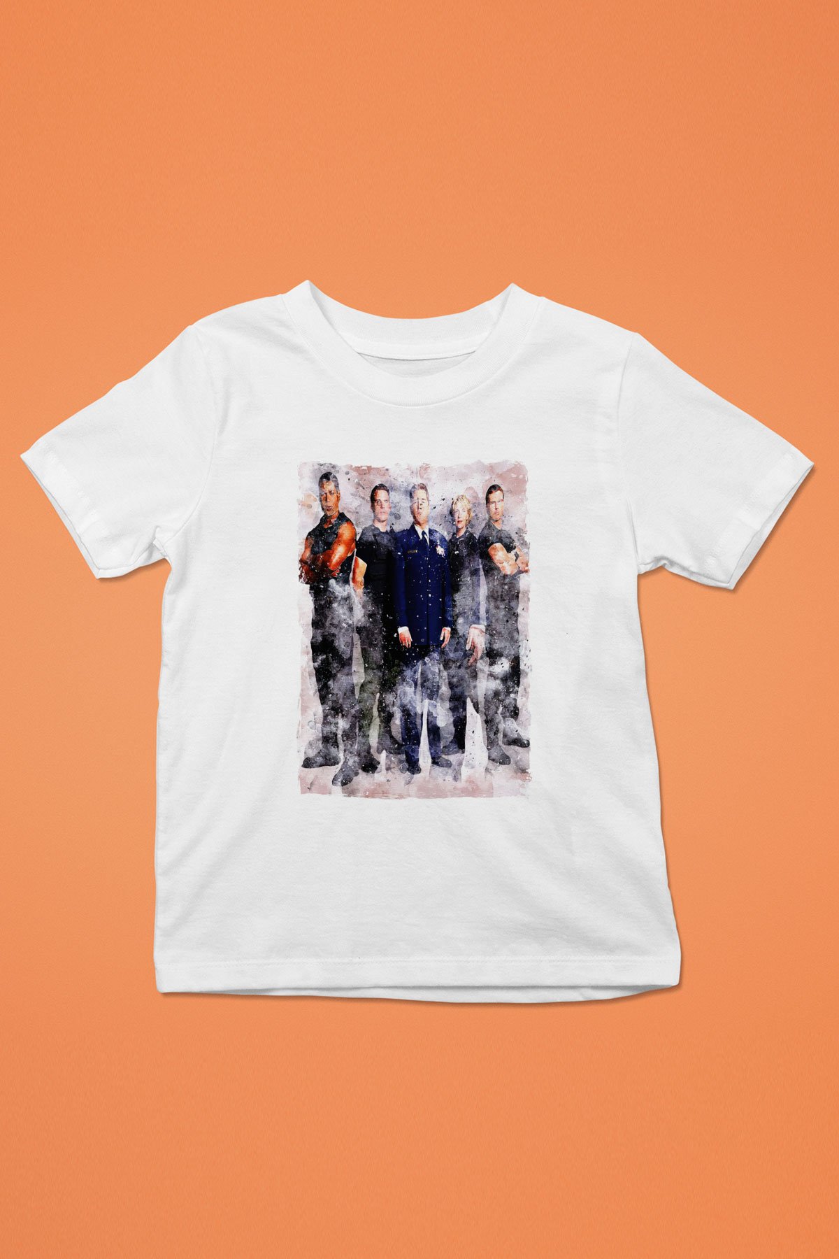 Stargate SG-1 Beyaz Unisex Çocuk Tişört