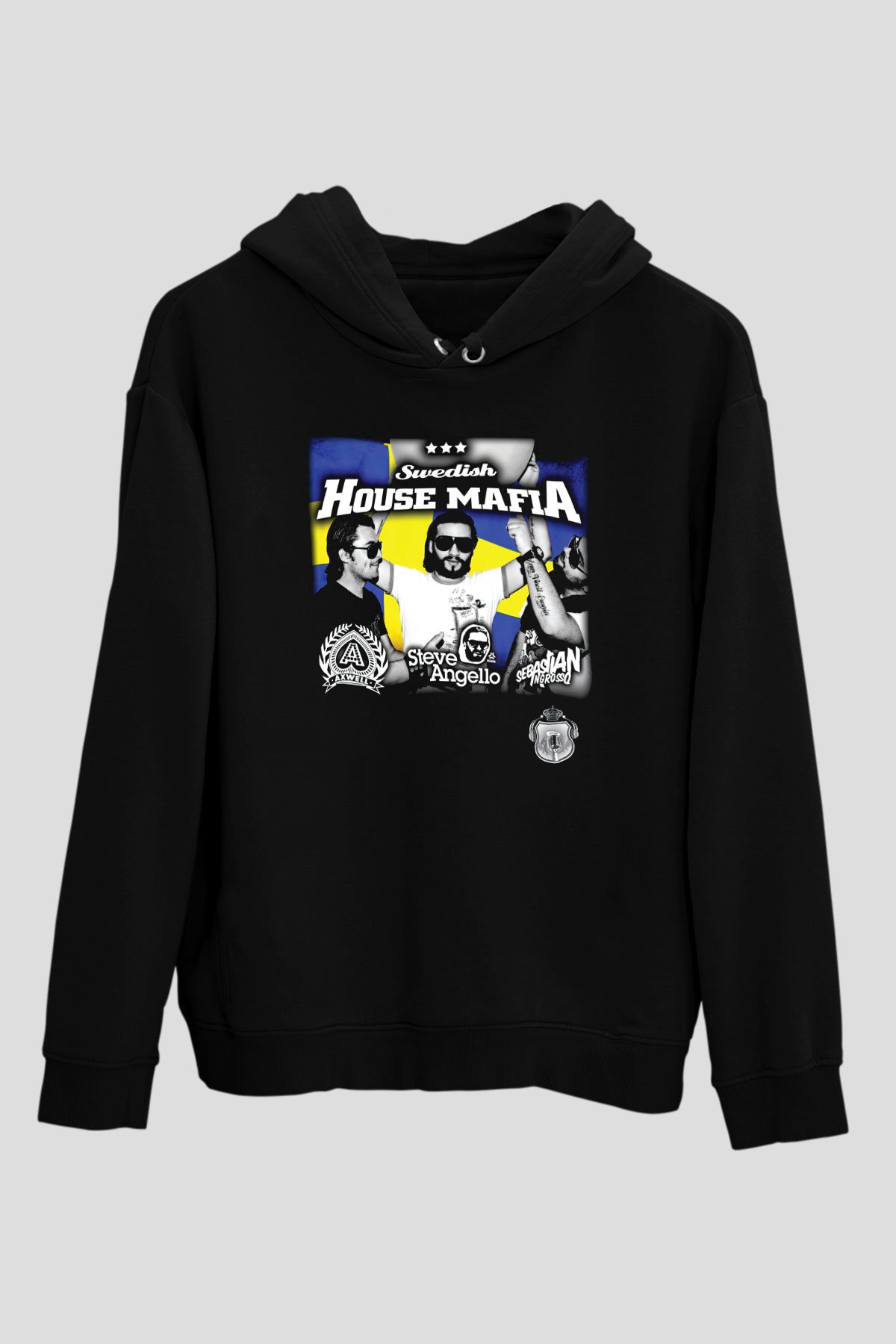 Swedish House Mafia Siyah Unisex Hoodie