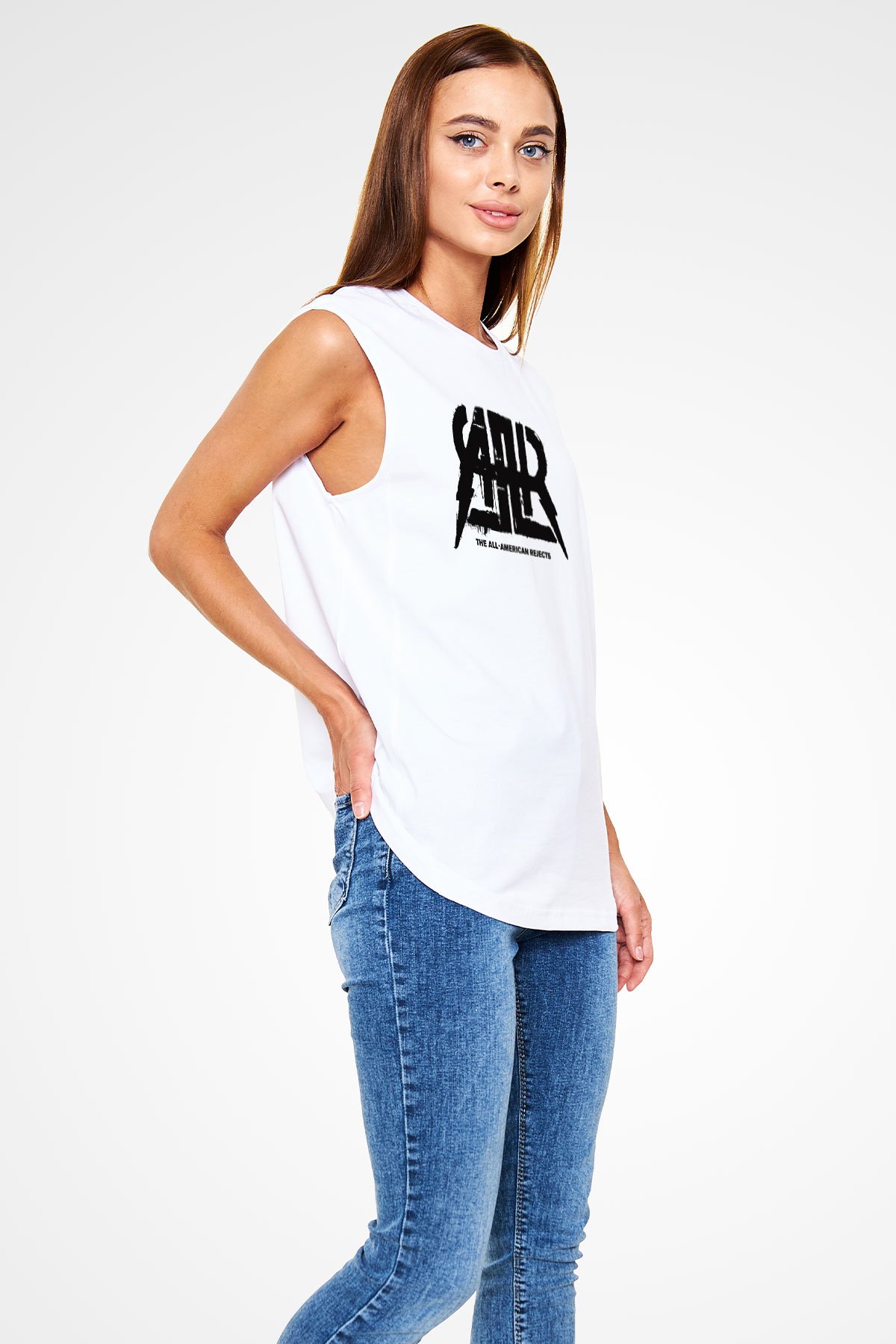 The All-American Rejects Beyaz Unisex Kolsuz Tişört