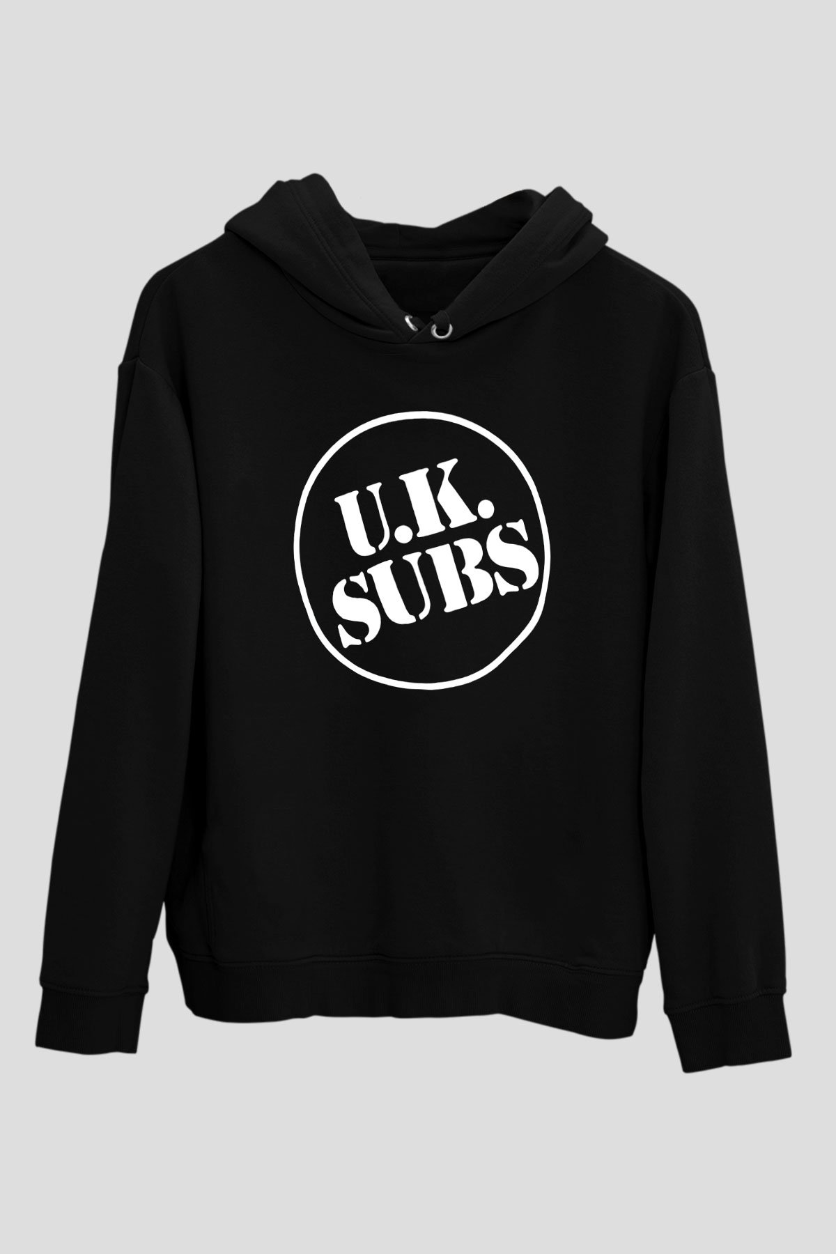 U.K. Subs Siyah Unisex Hoodie