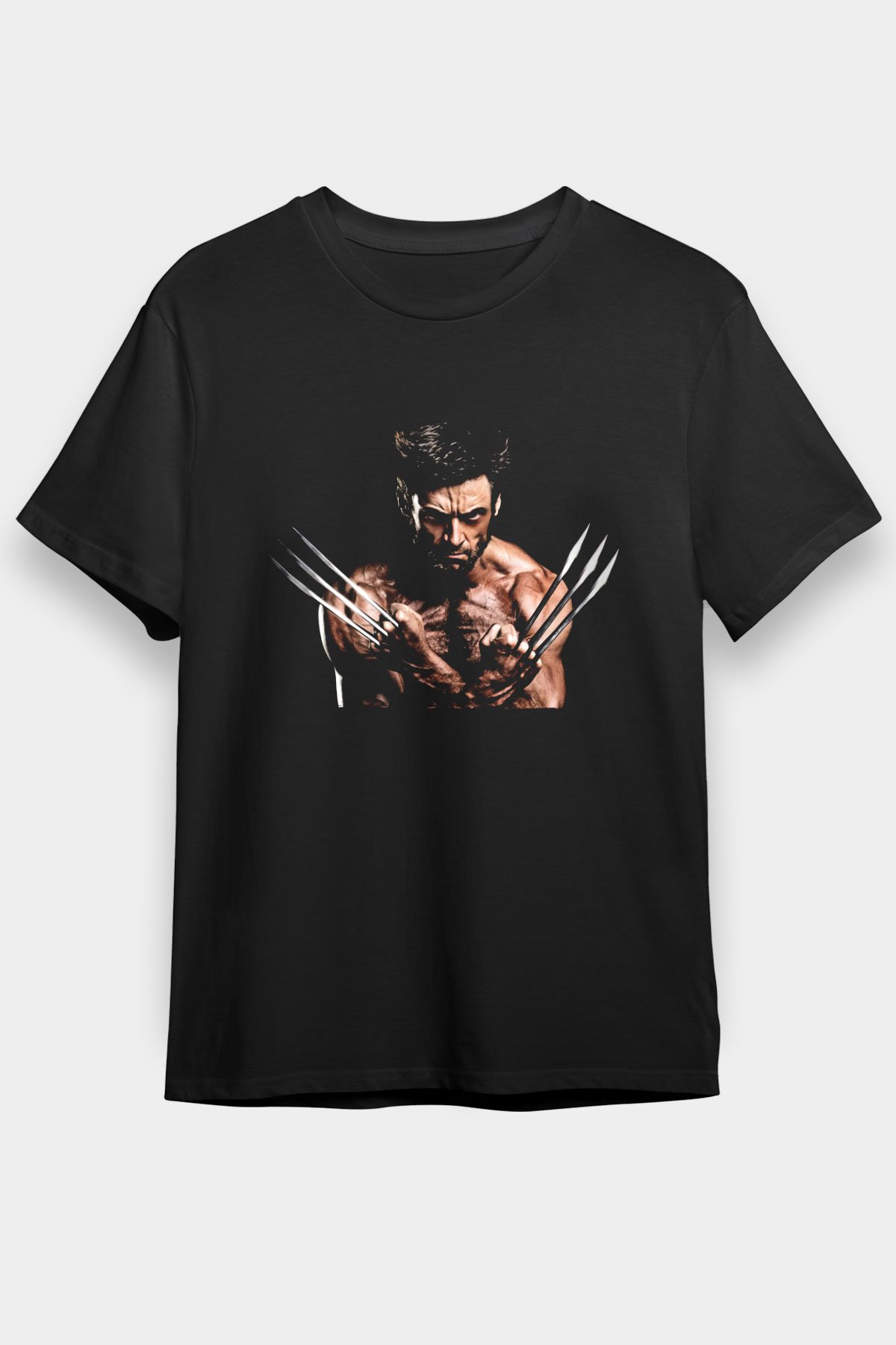Unisex X-MEN Baskılı Siyah T-Shirt