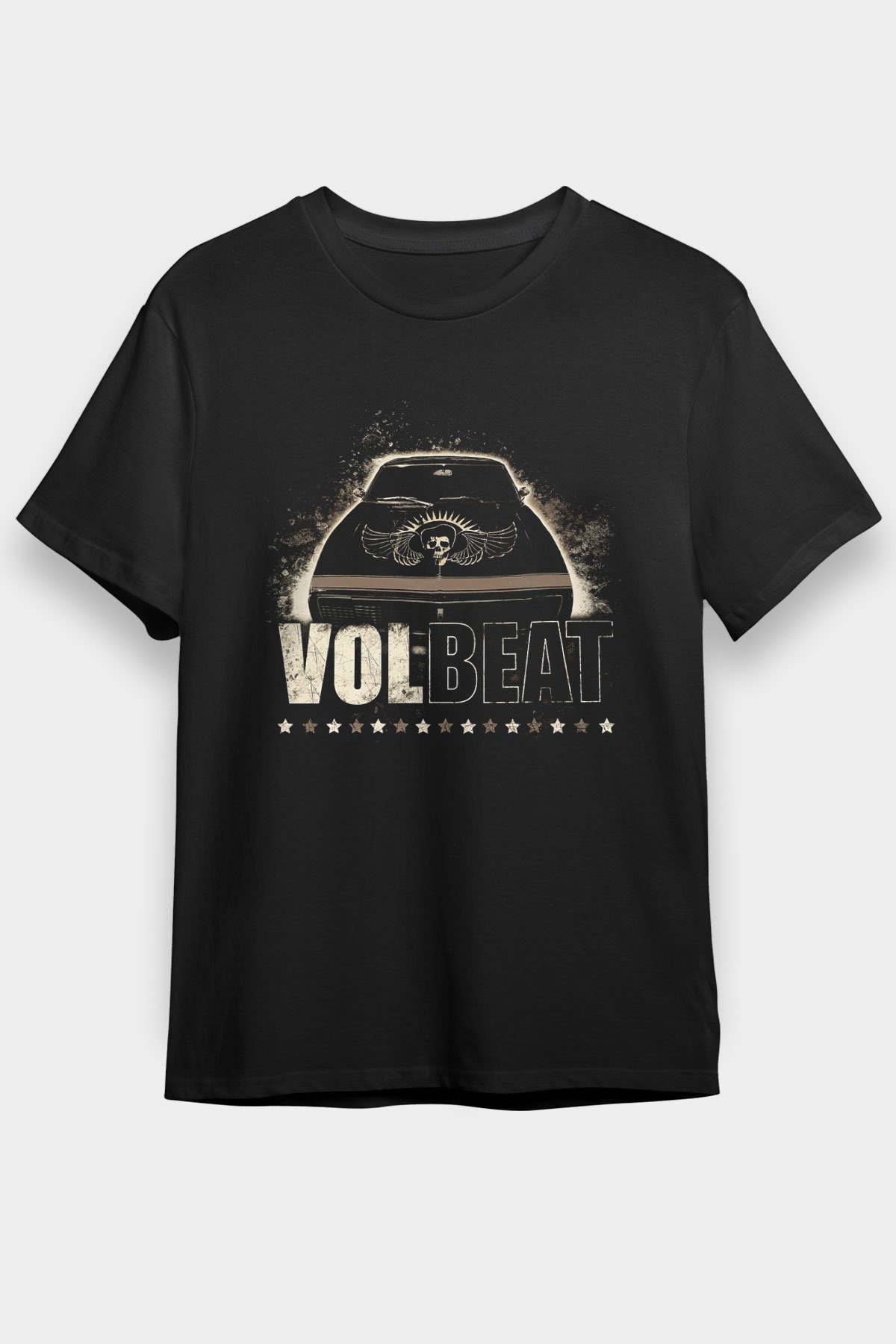 Volbeat Siyah Unisex Tişört T-Shirt - TişörtFabrikası