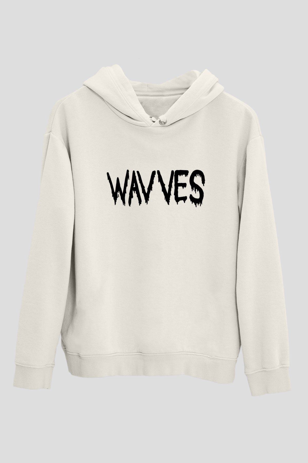 Wavves Beyaz Unisex Hoodie