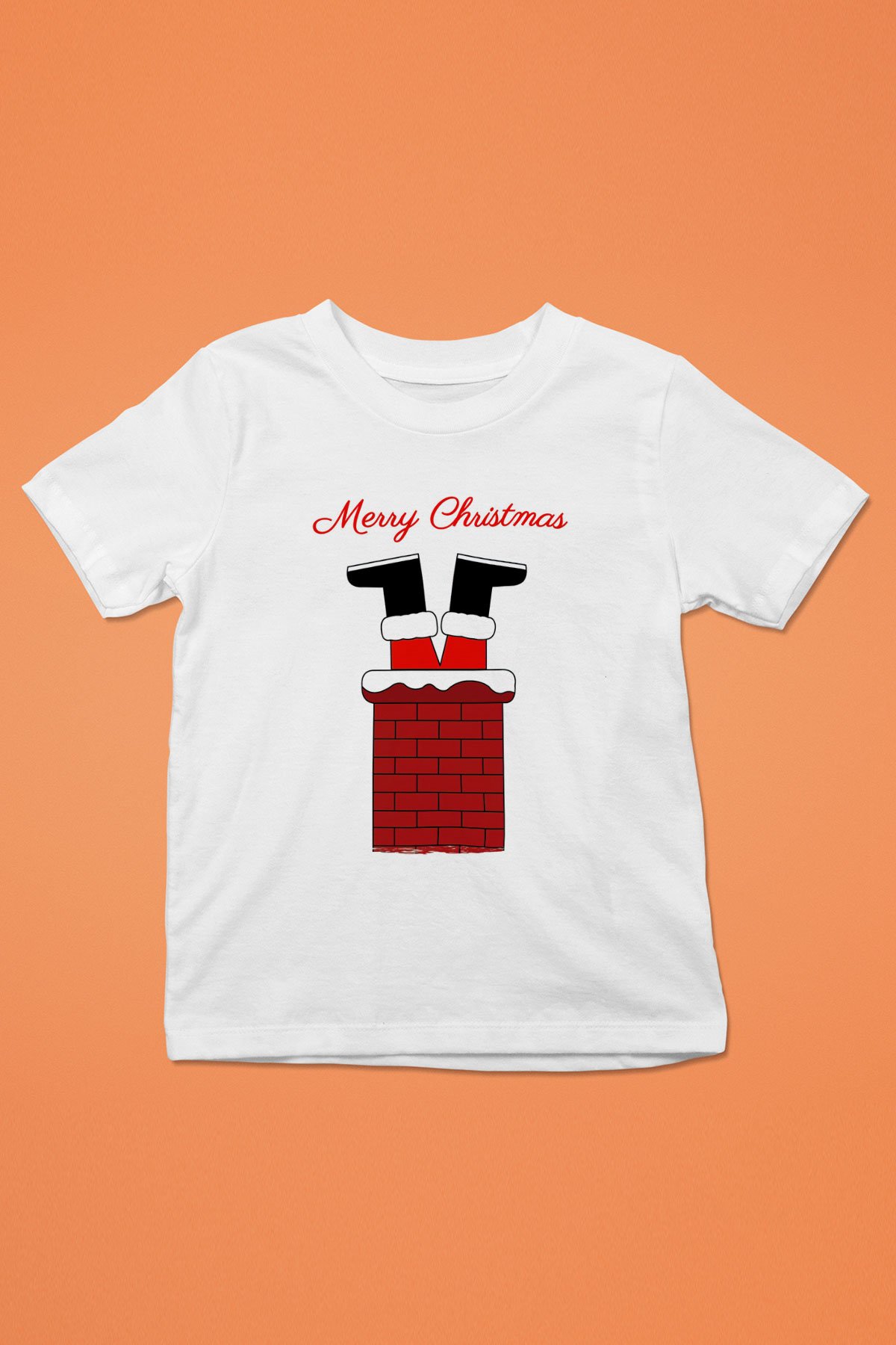 Yılbaşı Beyaz Unisex Çocuk Tişört