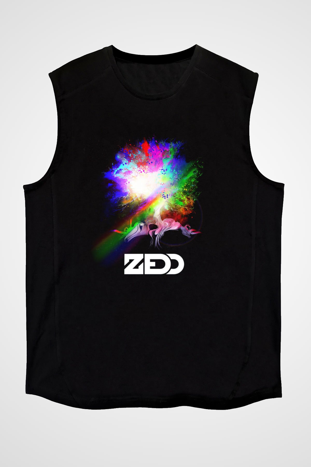 Zedd Siyah Unisex Kolsuz Tişört