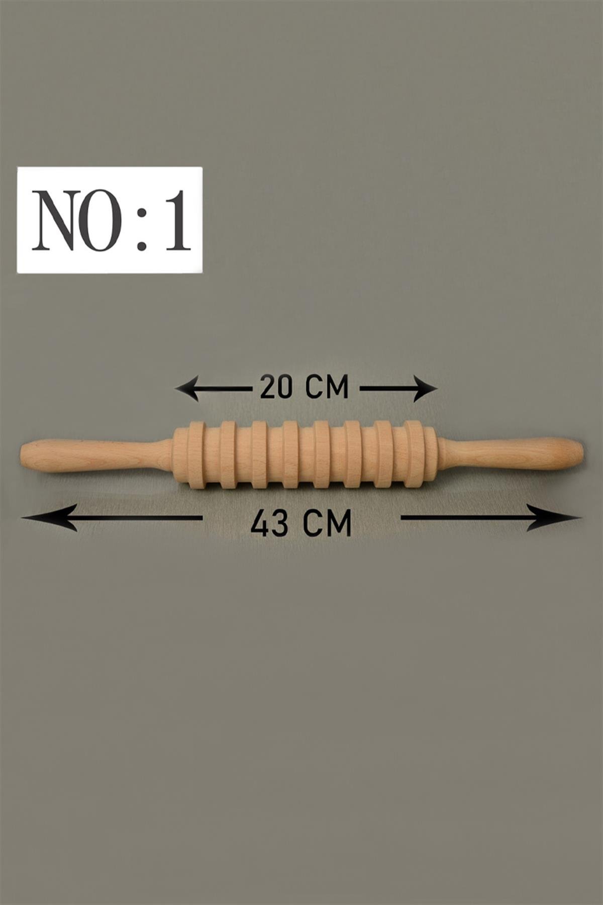 Wooden Decorative Roller For Clay