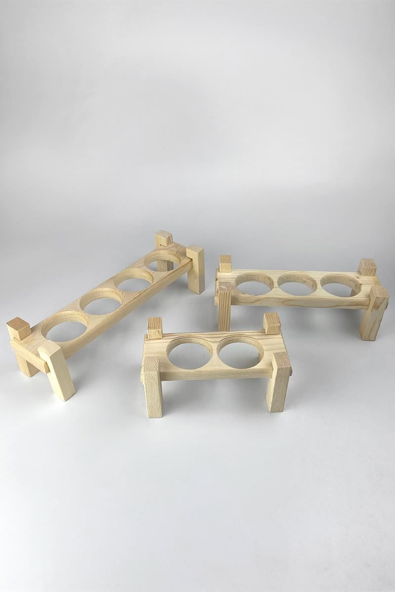 Ahşap Saksılık Set