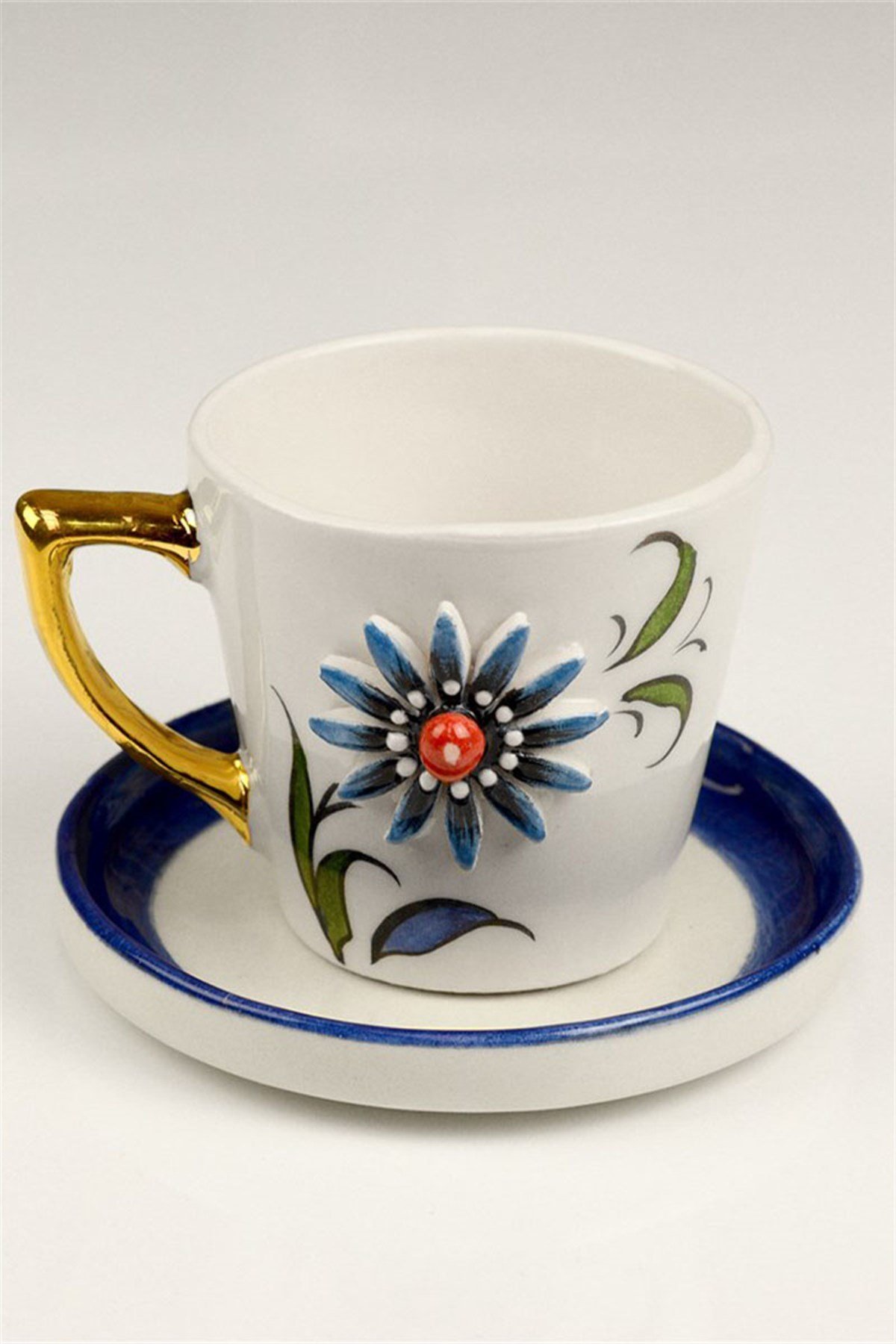 Gold Gilded Mug | ECR2 Blue