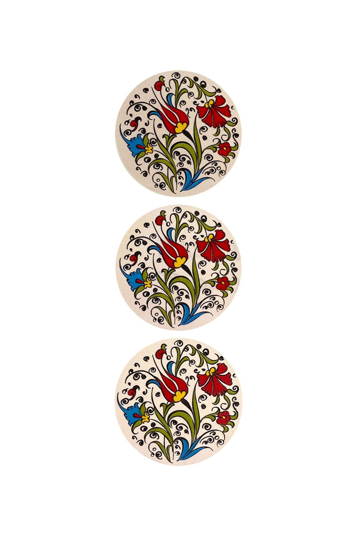 E262-8 Çini Desenli Sır Altı Dekal 7x20 cm