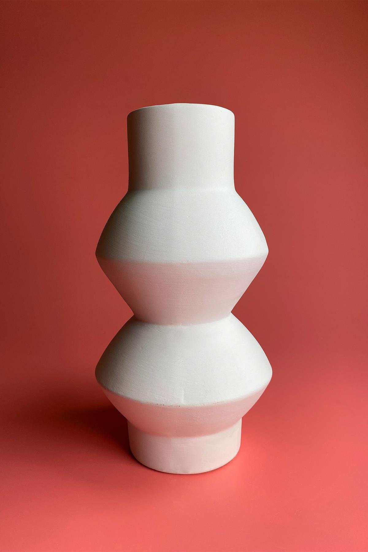 Eva Vase Ceramic Bisque