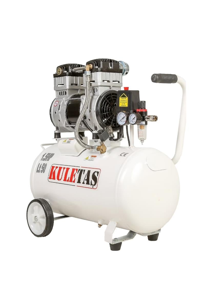 Kuletaş 50 lt 1.5 Hp Sessiz Yağsız Hava Kompresörü