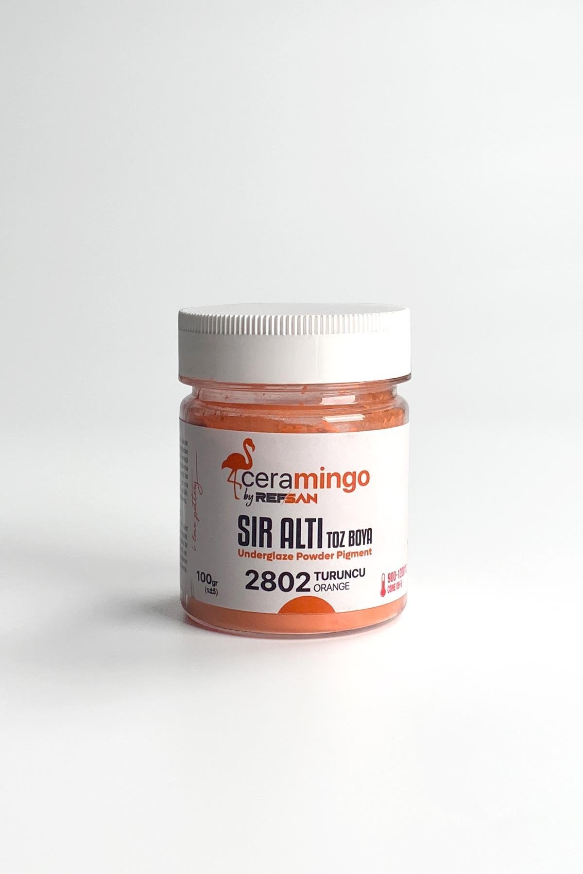 Underglaze Powder Dye 2802 Orange