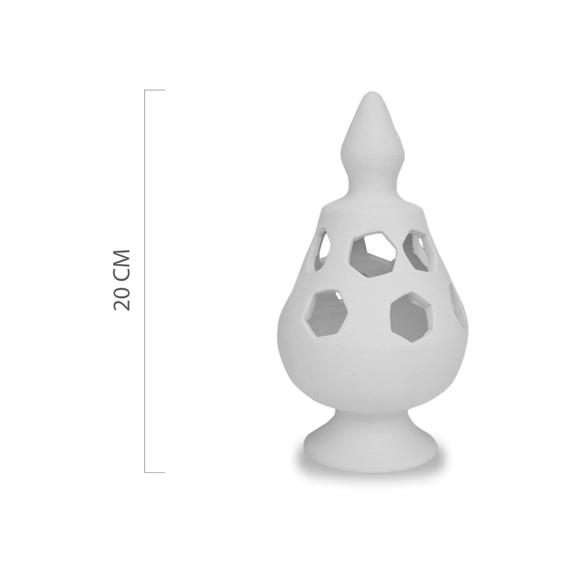 CARVED CANDLEHOLDERS | CERAMIC BISQUE