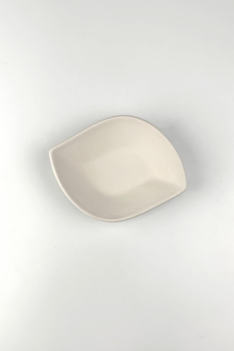 Leaf Appetizers Ceramic Bisque