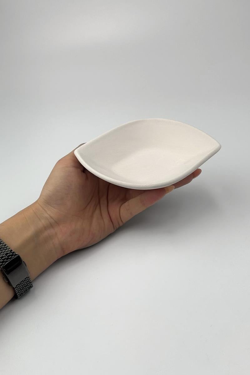 Leaf Appetizers Ceramic Bisque