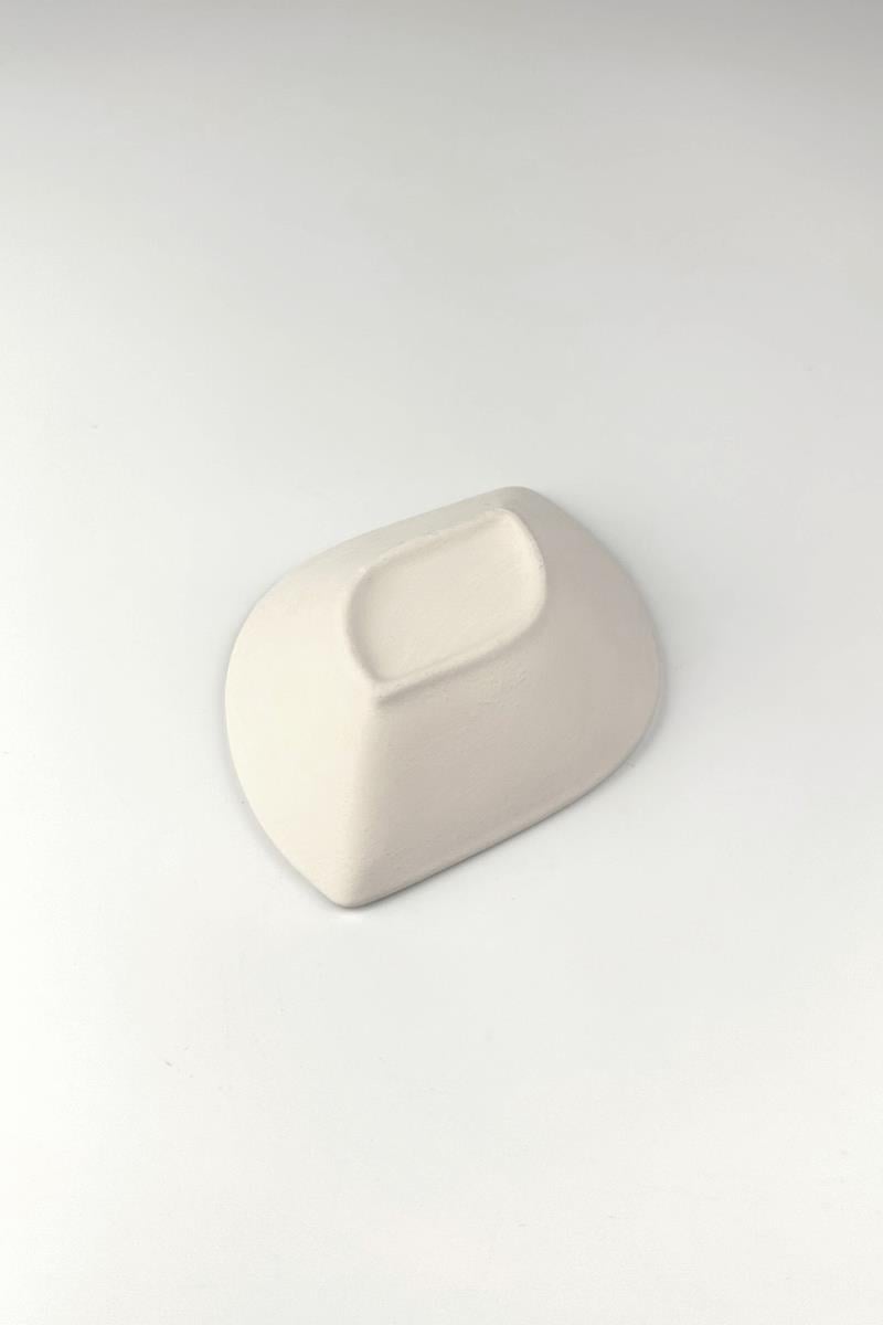 Leaf Appetizers Ceramic Bisque