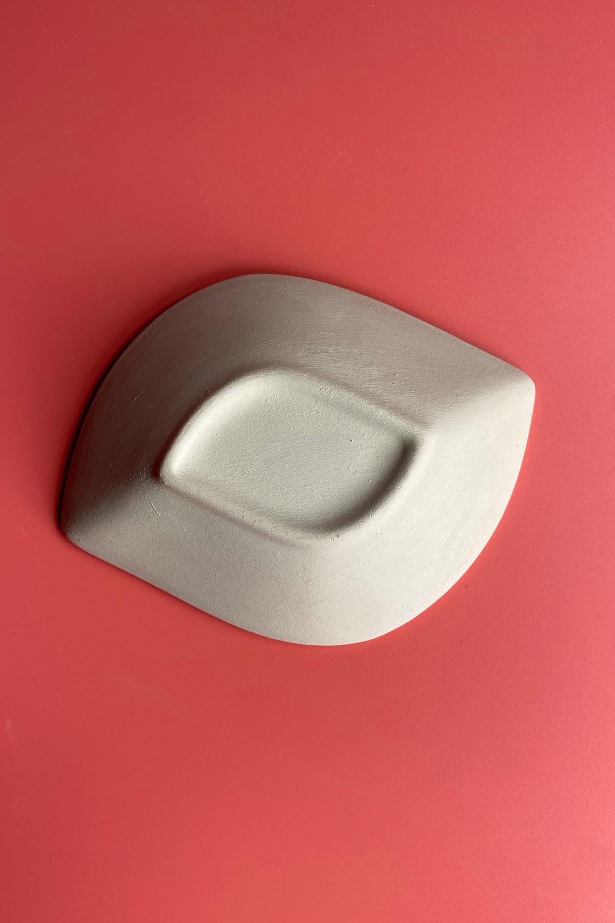Leaf Appetizers Ceramic Bisque