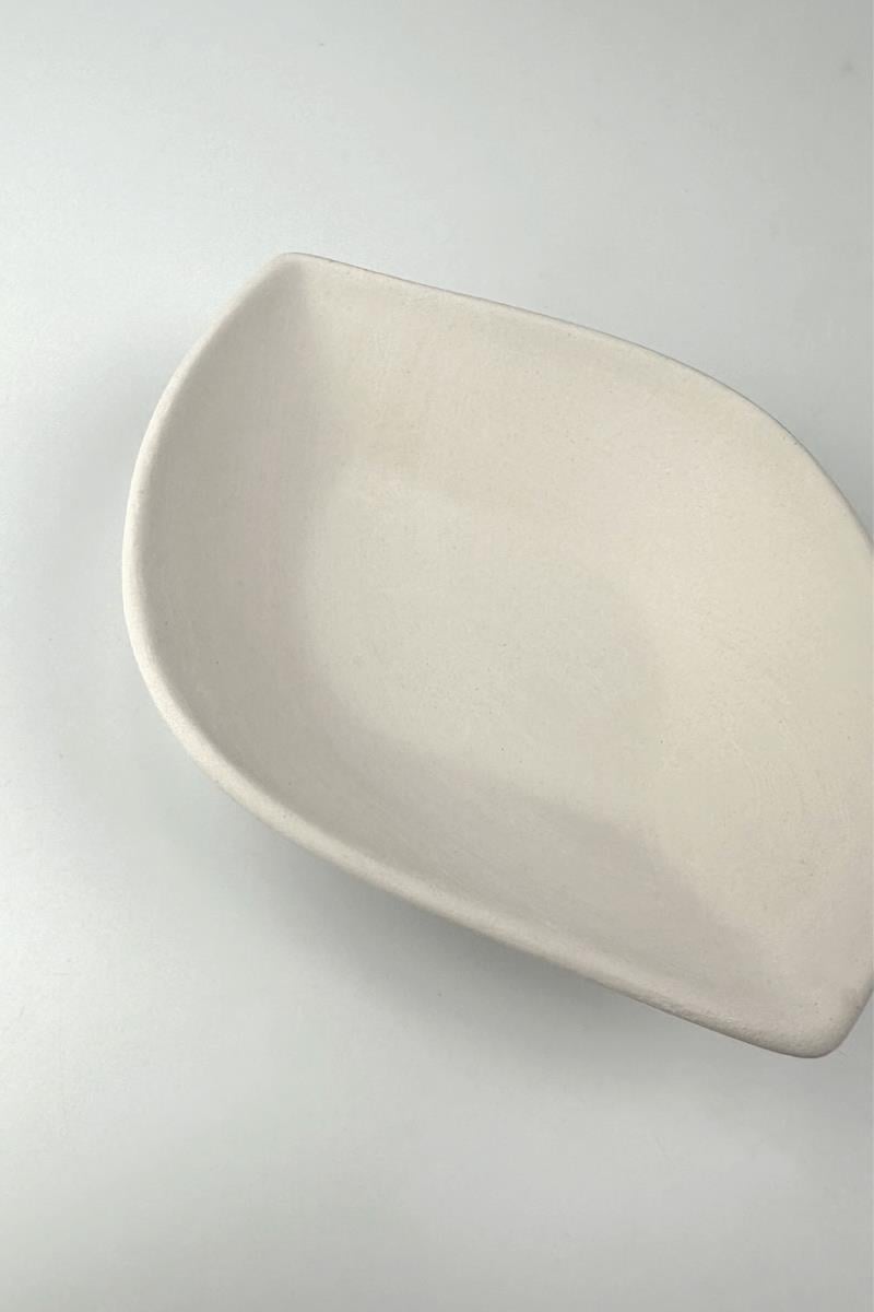 Leaf Appetizers Ceramic Bisque