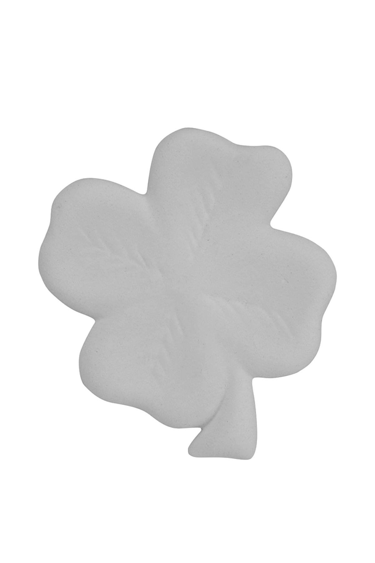 Shamrock Plaque Ceramic Bisque