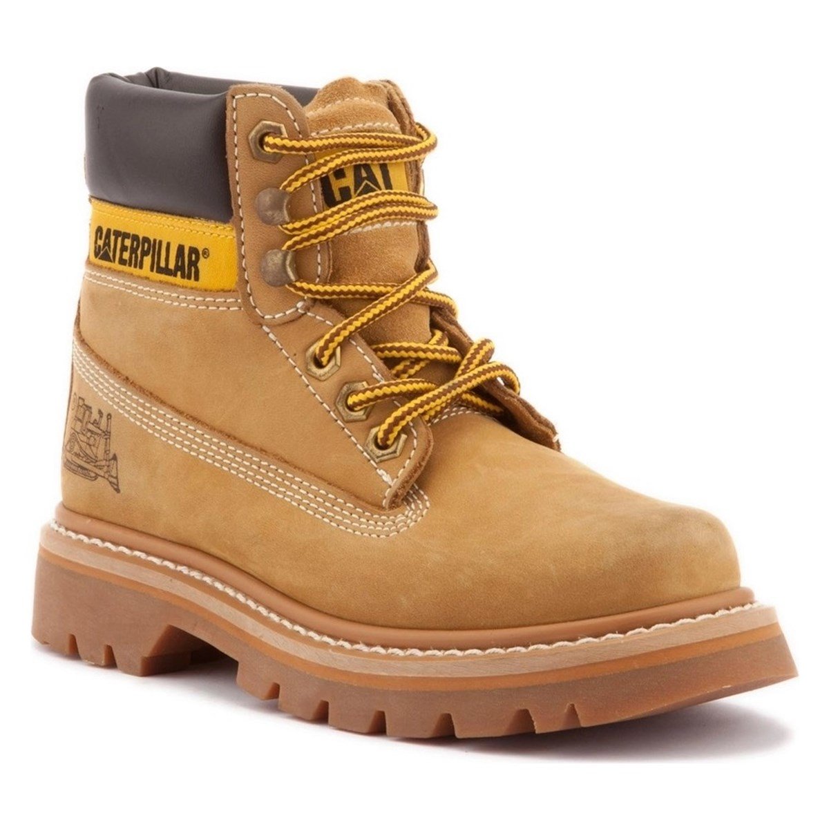 CaterpillColorado Erkek Unisex Koyu Kahve Nubuk Bot 015G100095 Açık Tarçın