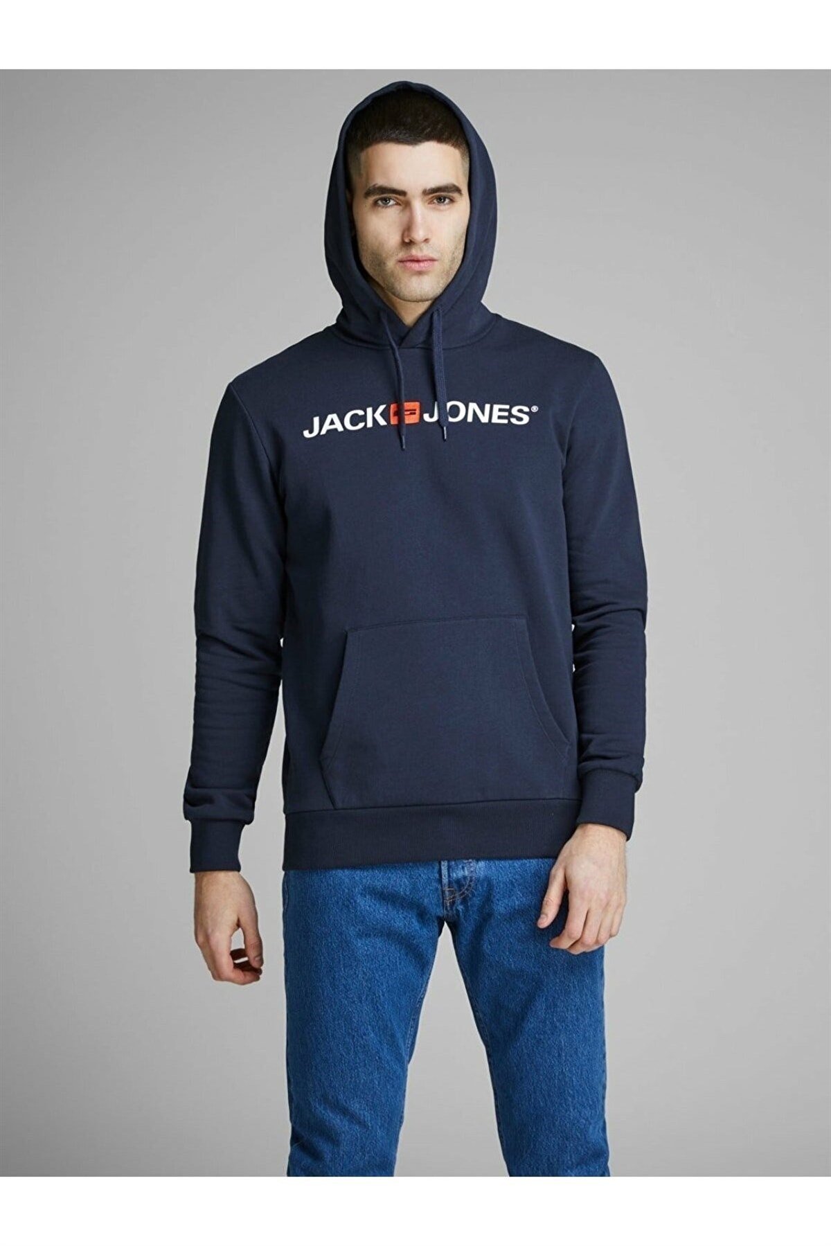 Erkek Kapşonlu Sweatshirt 12137054 Lacivert