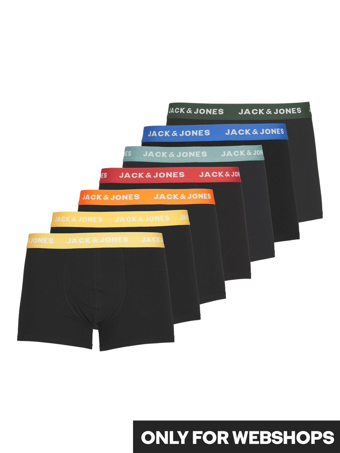 Jack & Jones Erkek 7 Li Siyah Boxer Seti JACVITO 12230353