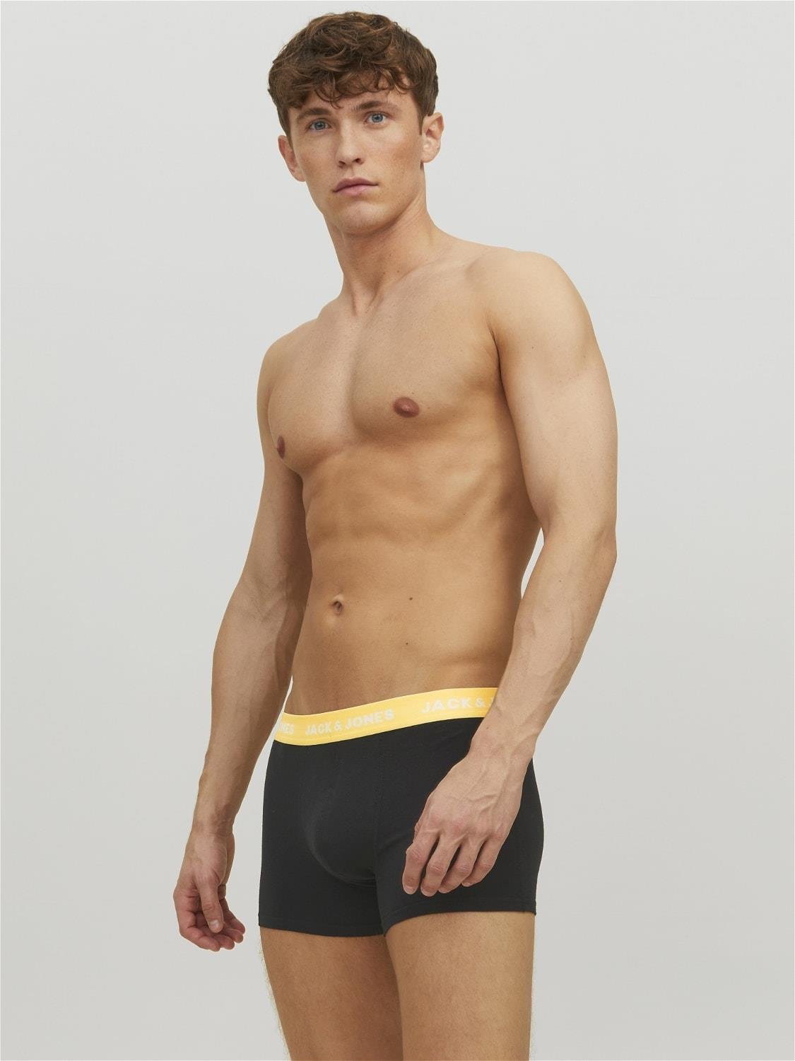 Jack & Jones Erkek 7 Li Siyah Boxer Seti JACVITO 12230353