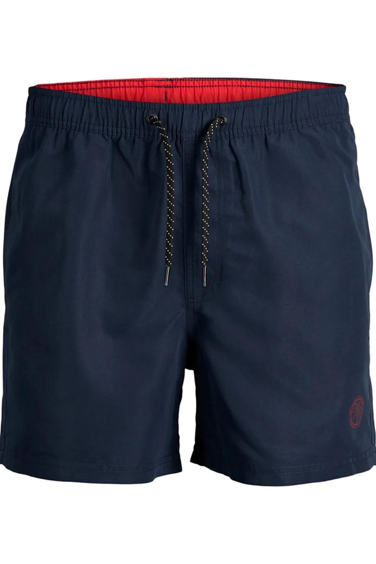 Jack & Jones Erkek Deniz Şortu Hot Coral 12225961 Navy Blazer