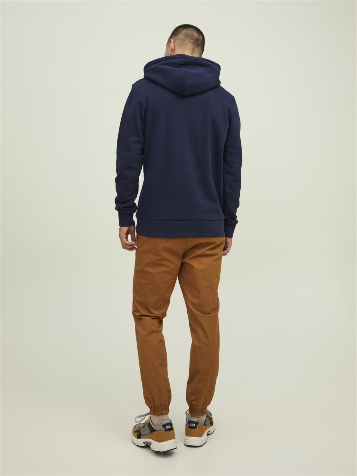 Jack & Jones Erkek Kapşonlu Sweatshirt 12216242 Lacivert