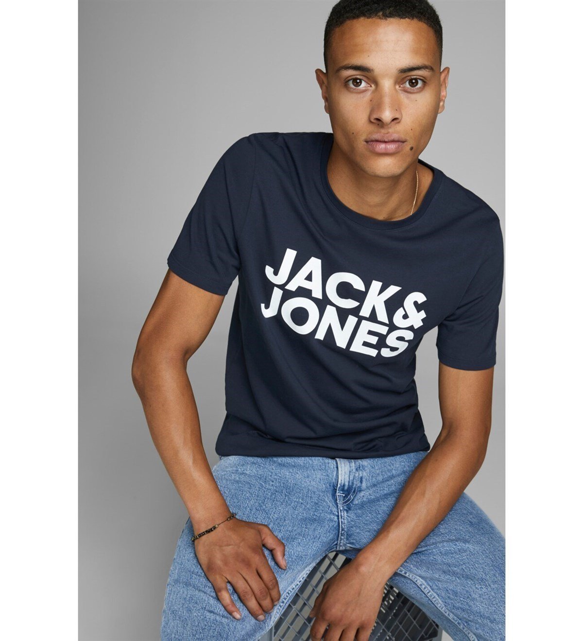 Jack & Jones Essentials Jjecorp Erkek T SHİRT 12151955 Lacivert
