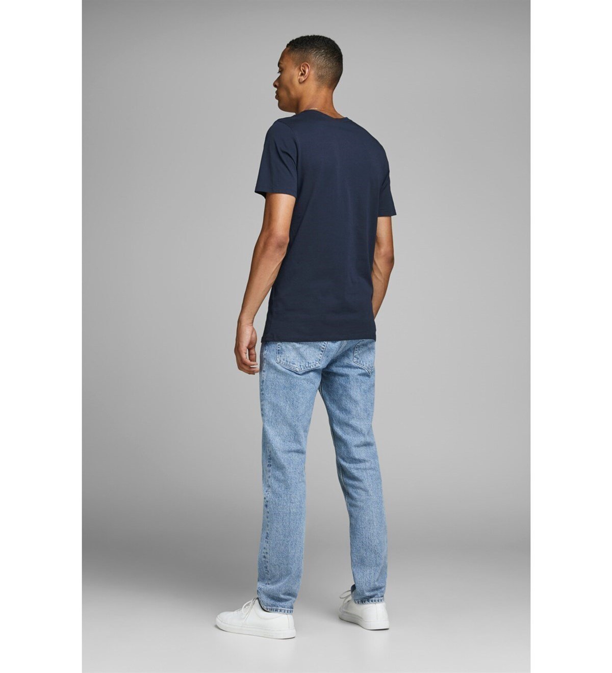 Jack & Jones Essentials Jjecorp Erkek T SHİRT 12151955 Lacivert
