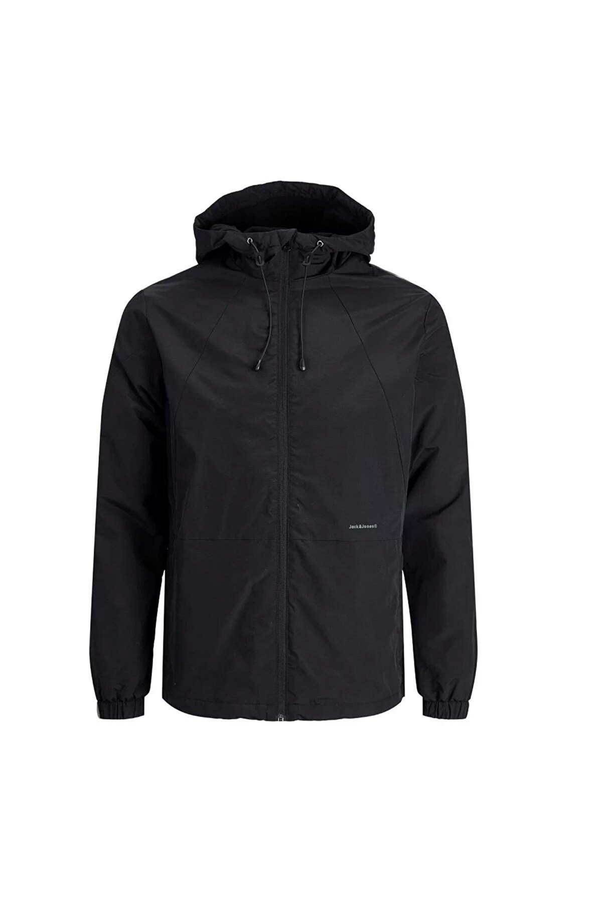 Jack & Jones Jortamper Erkek Kapüşonlu Mevsimlik Mont 12215377 Siyah