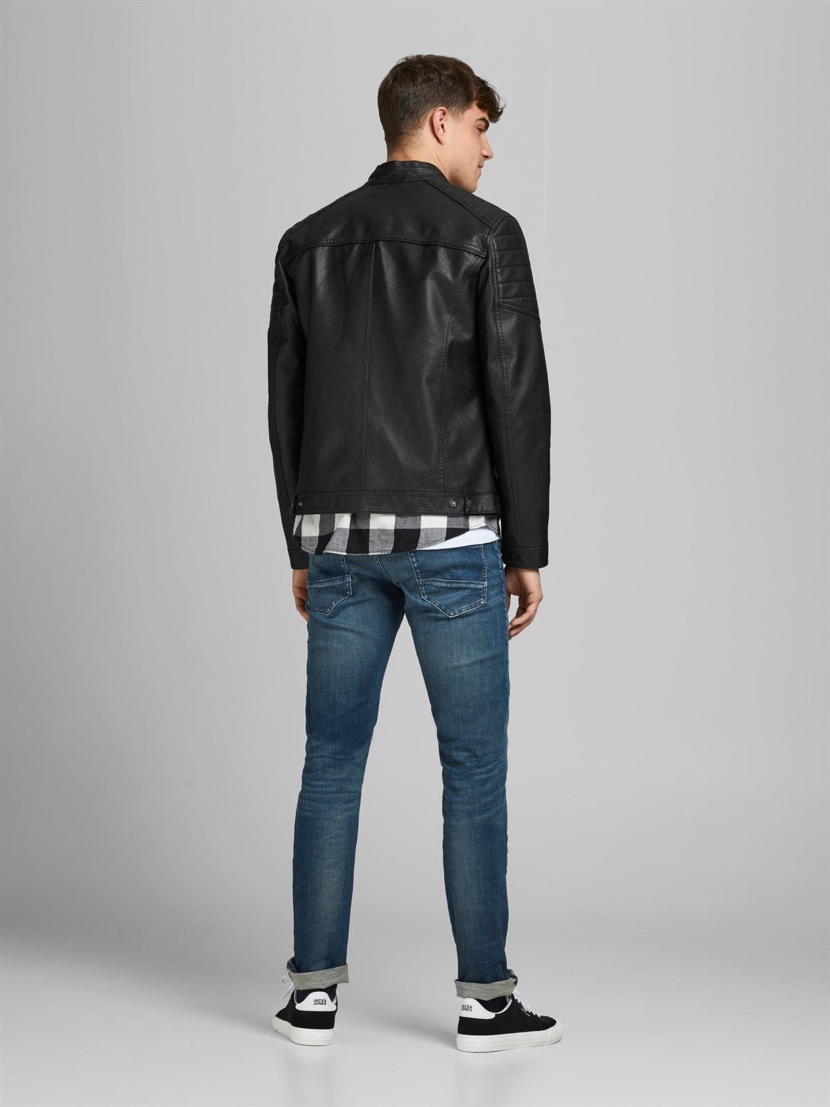Jack Jones Rocky Erkek Deri Mont 12147218