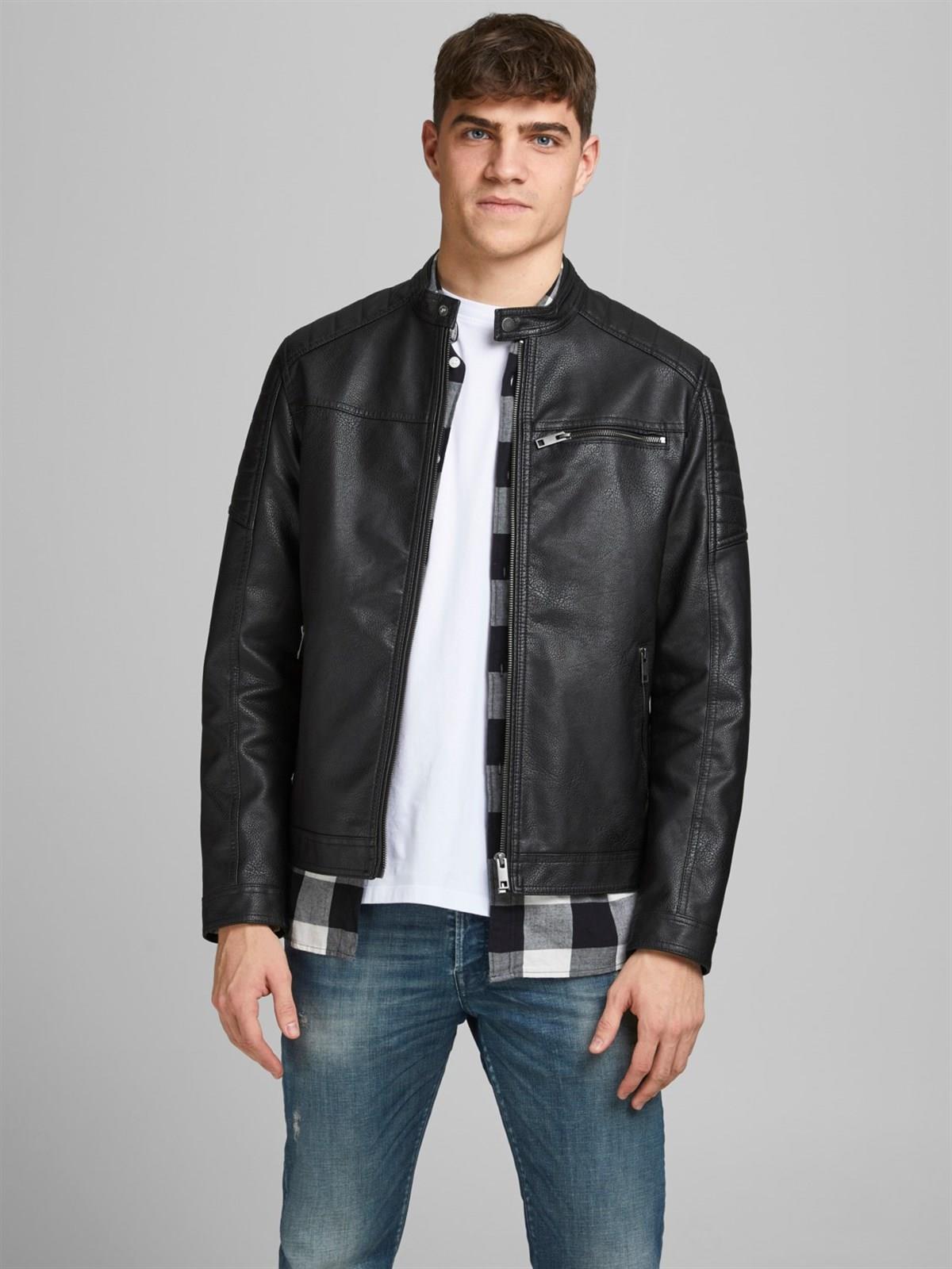 Jack Jones Rocky Erkek Deri Mont 12147218