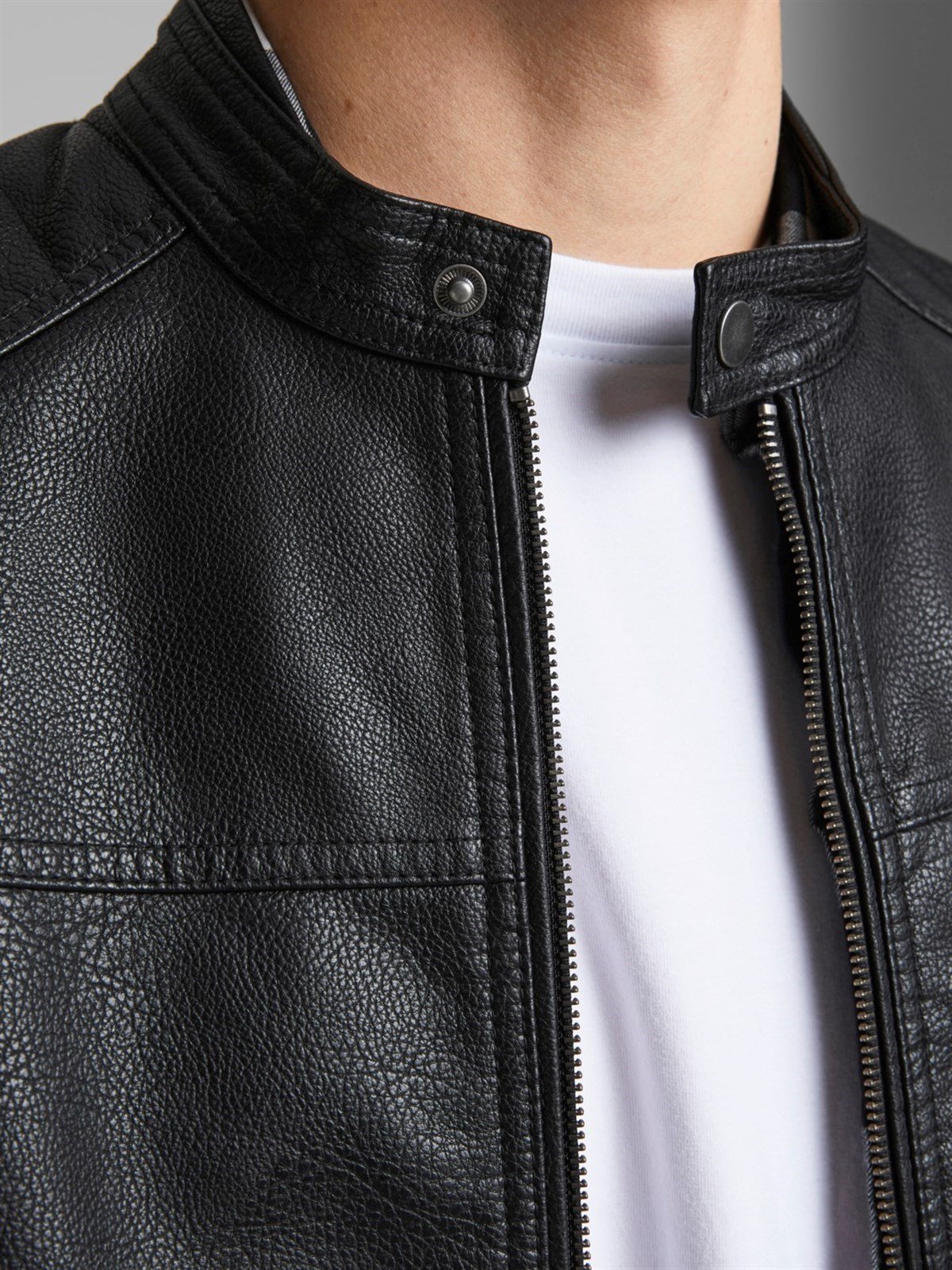 Jack Jones Rocky Erkek Deri Mont 12147218