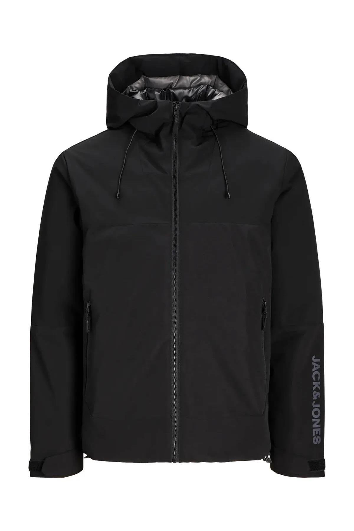 Jack&Jones Kapüşonlu Erkek Mont JCOAIDEN TRANSIT 12260486