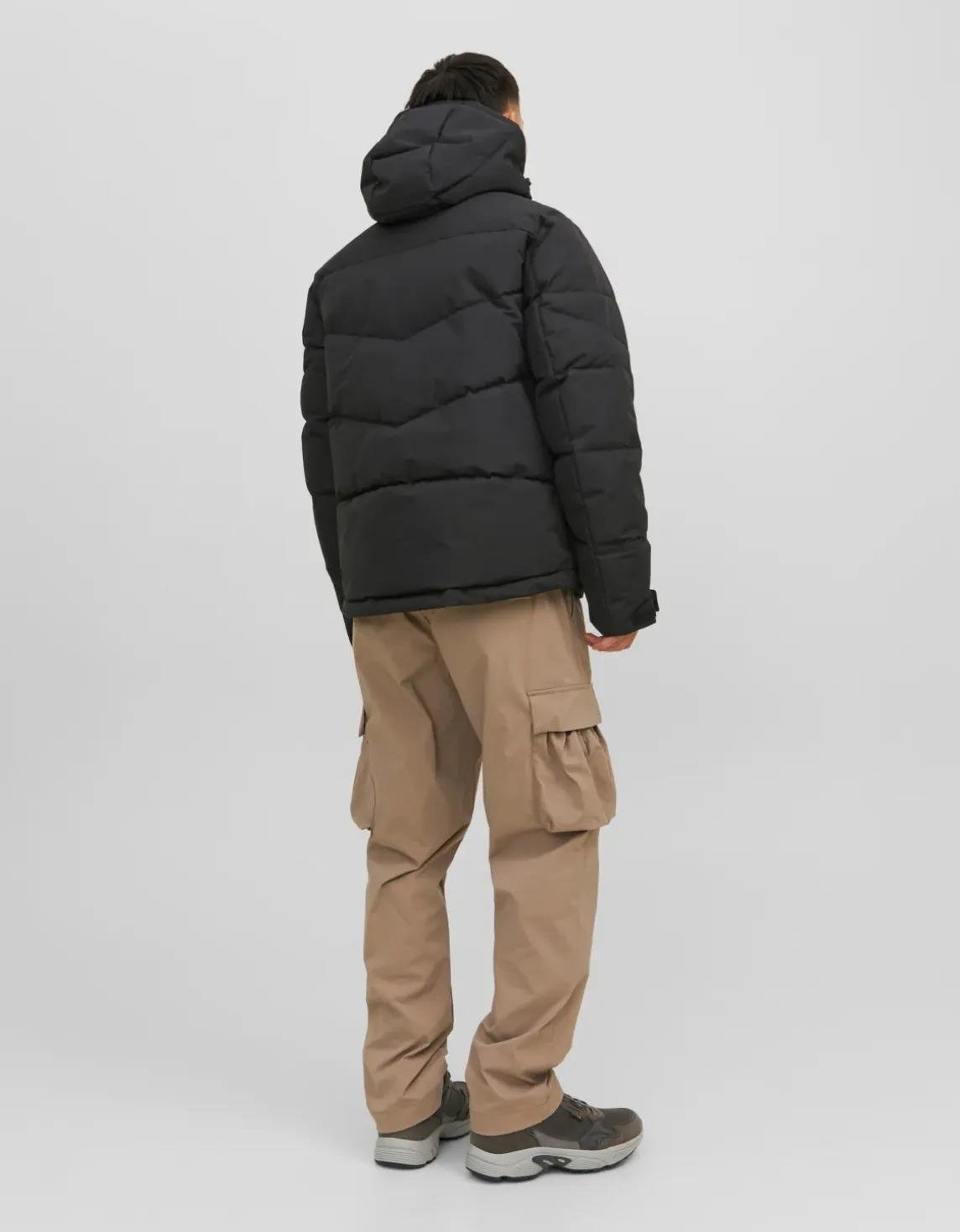 Jack&Jones Kapüşonlu Siyah Erkek Mont 12239001Sİyah