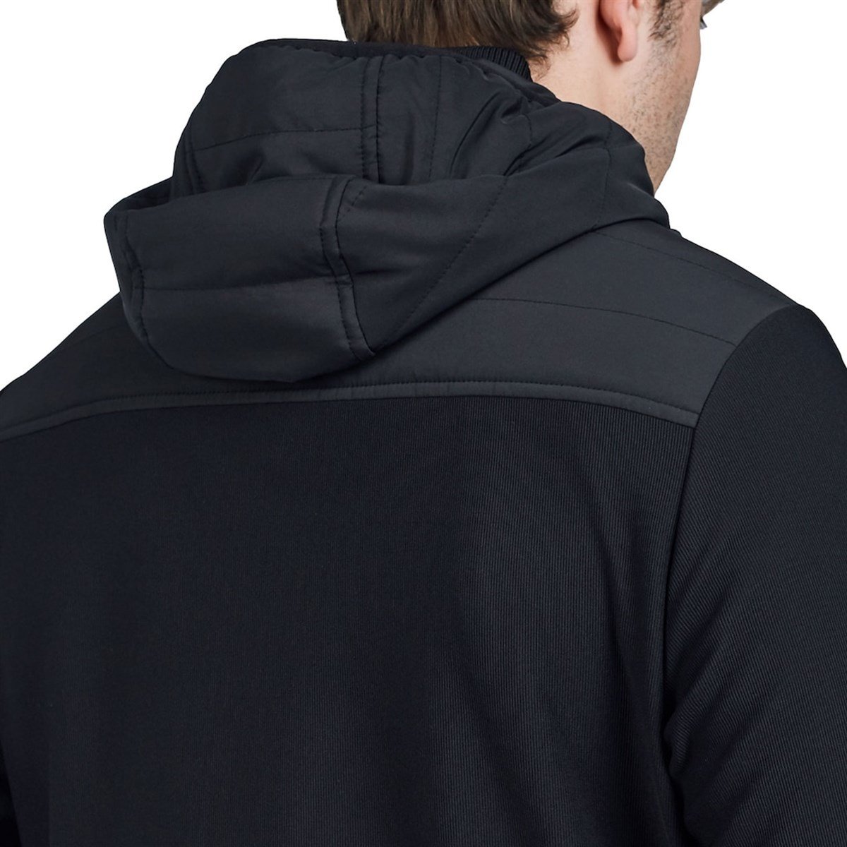 Lescon Erkek Fermuarlı Kapüşonlu Sweatshirt 18K-1076 Siyah