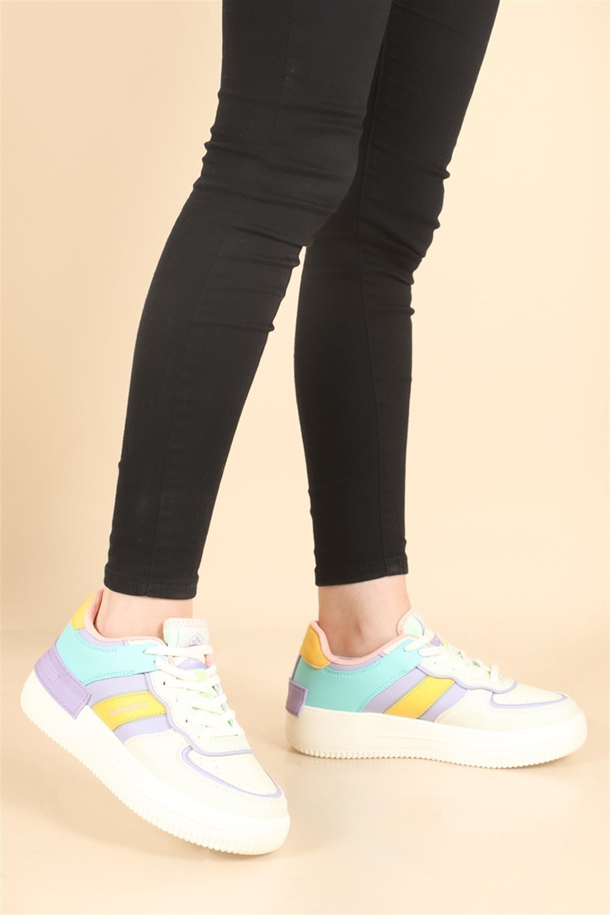 Lumberjack Freya Lila Mint Air Force Kadın Sneaker Ayakkabı 101164242V22 Lila Mint