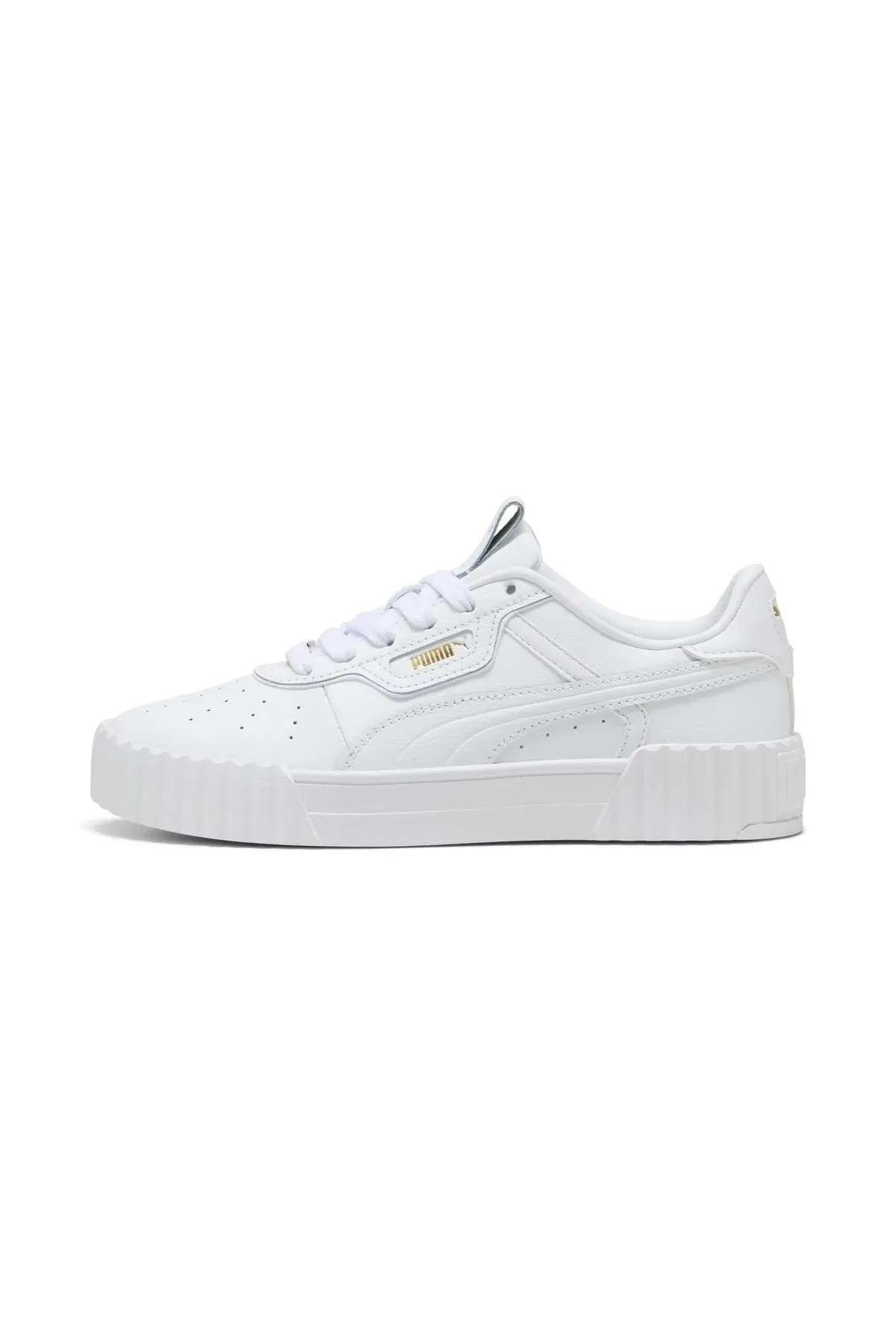 Puma Carina 3.0 Luxe Kadın Beyaz Spor Ayakkabı 400724-01