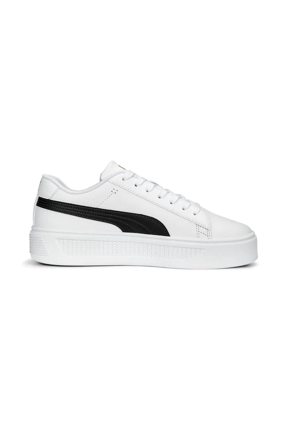 Puma Kadın Beyaz Spor Ayakkabı Smash Platform 390758-04