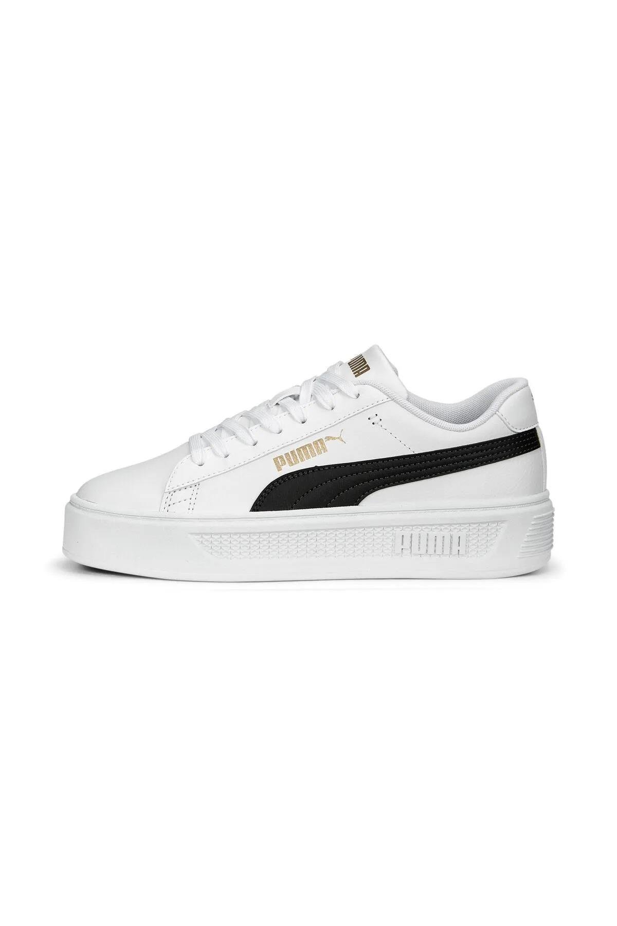 Puma Kadın Beyaz Spor Ayakkabı Smash Platform 390758-04