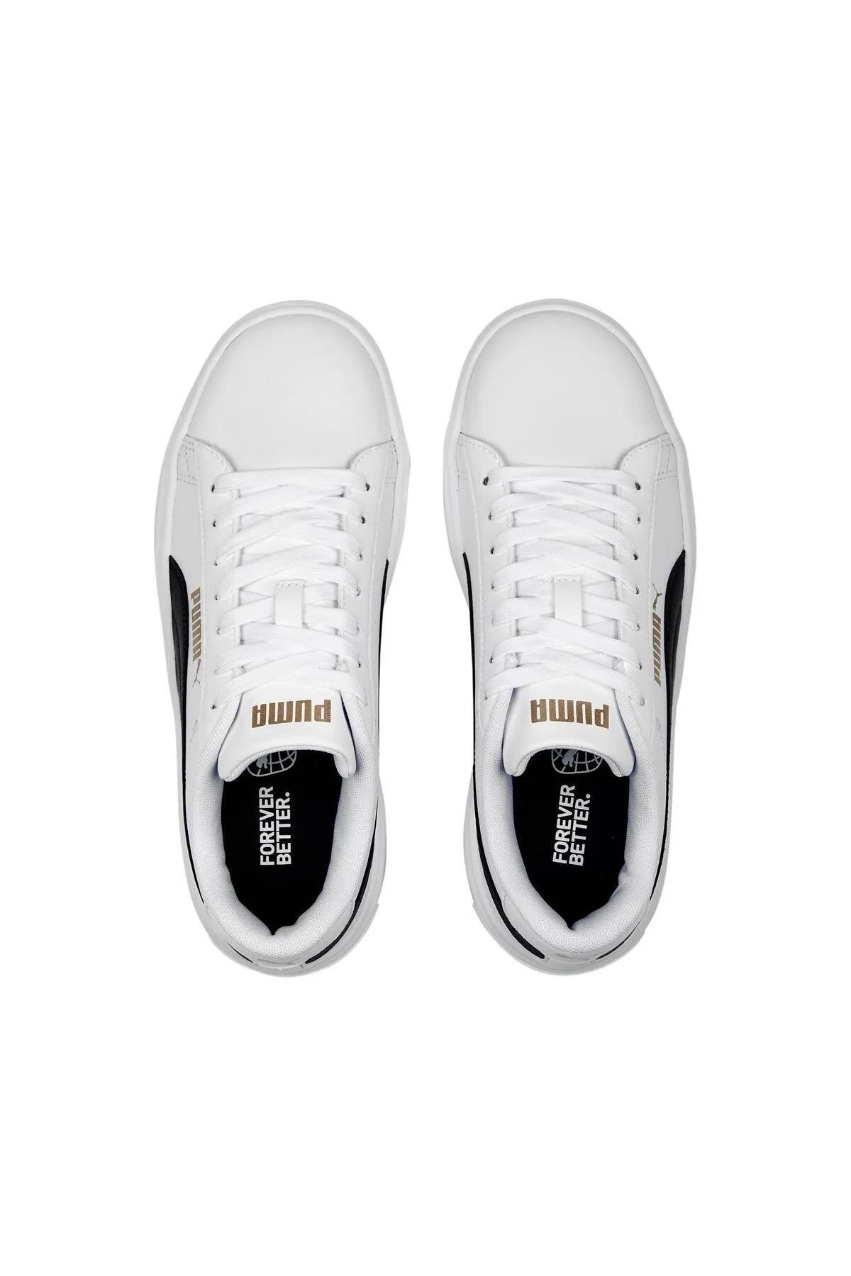 Puma Kadın Beyaz Spor Ayakkabı Smash Platform 390758-04