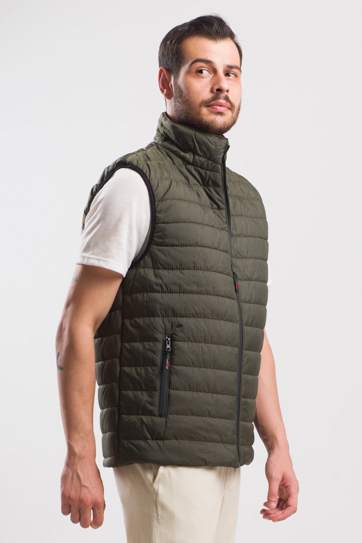 Slazenger Hercule Erkek Yelek Haki ST20YE015-800