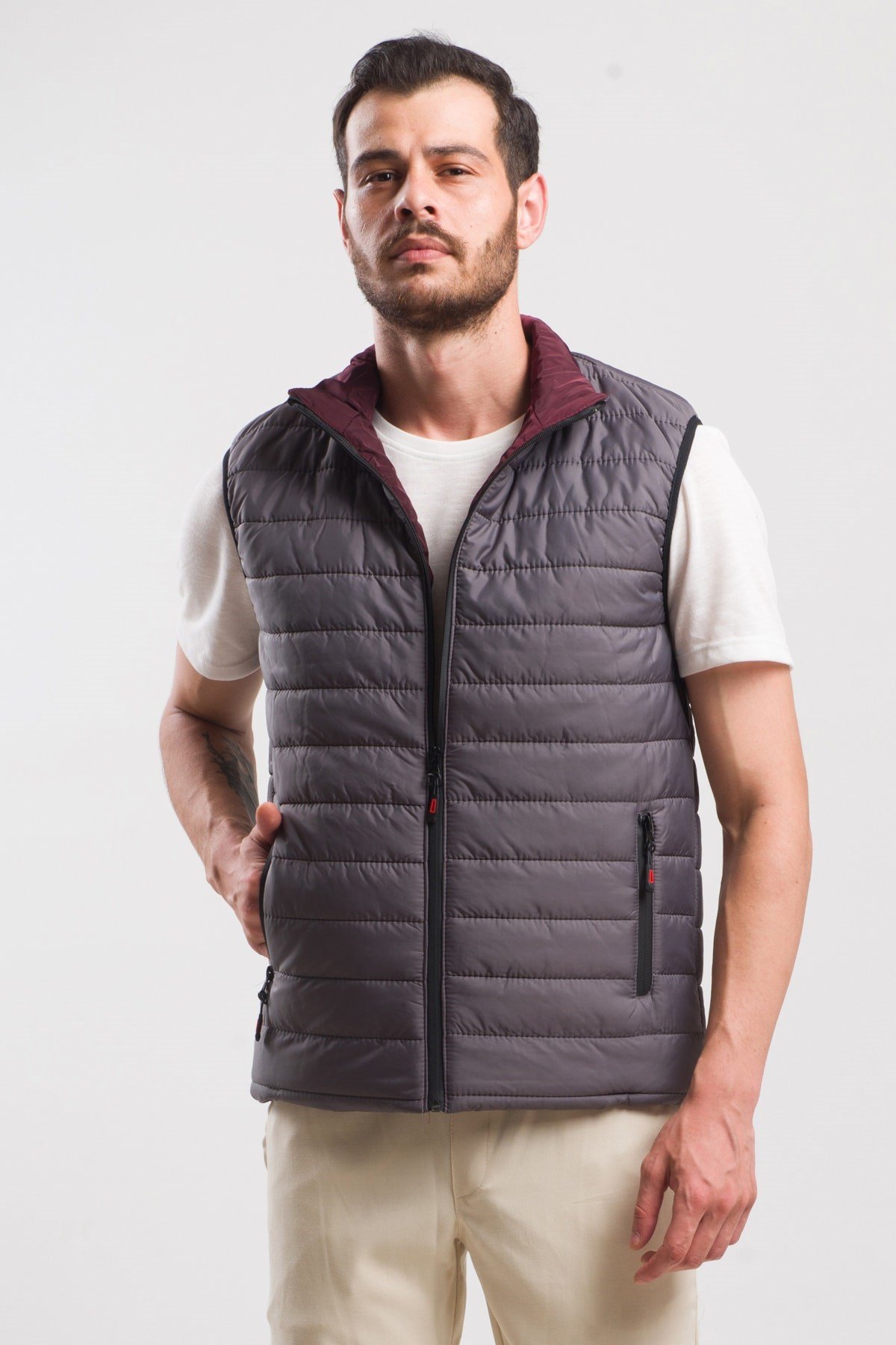 Slazenger Hercule Erkek Yelek K.gri ST20YE015-230