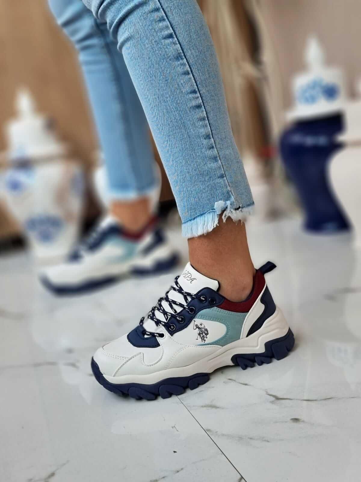 Us Polo Assn Tracky Kadın Günlük Spor Ayakkab 101171499