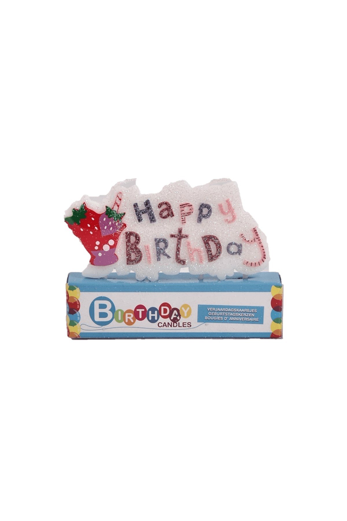 Mor Happy Birthday Doğumgünü Mumu