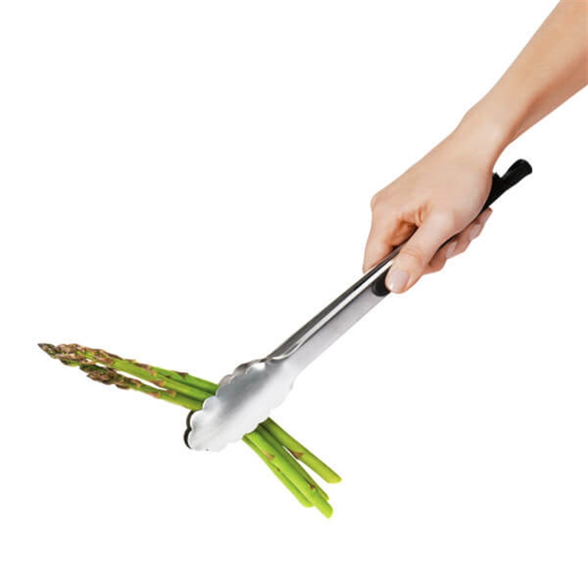 Oxo 30 cm Paslanmaz Çelik Kilitli Maşa