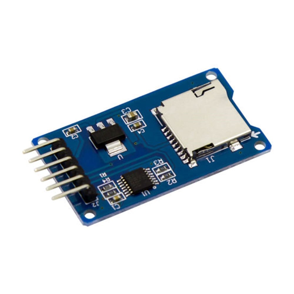 6 Pin Micro Sd Kart Modulü (Mini TF - Okuma ve Yazma)